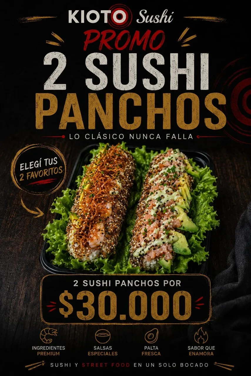 Promo 2 Sushi Panchos