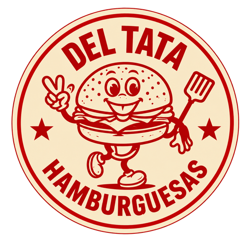 Logo de hamburguesas del tata